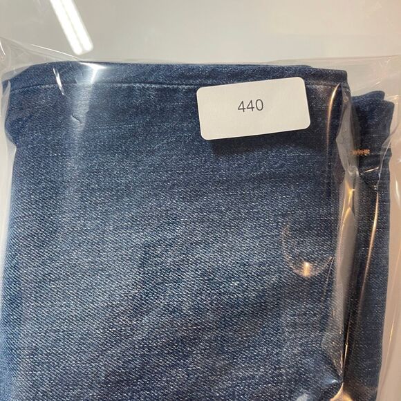 Denim Forum Blue High Rise The Joni High Rise Loose 29L Jeans Size 32 - Picture 13 of 13